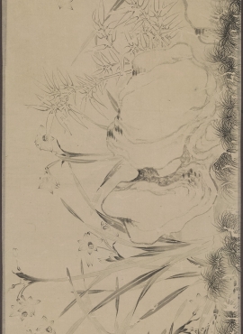 B3104002《水仙图卷全卷》明代画家周天球高清作品
