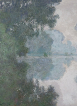 A002037《吉凡尼附近塞纳河的支流》法国画家克劳德·莫奈高清作品