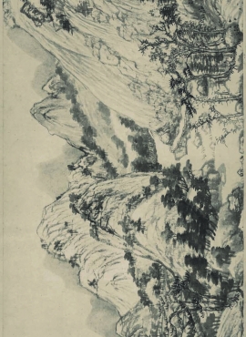 B4010003《富春山居图完美合璧卷（剩山、无用师）（画心）》元代画家黄公望高清作品