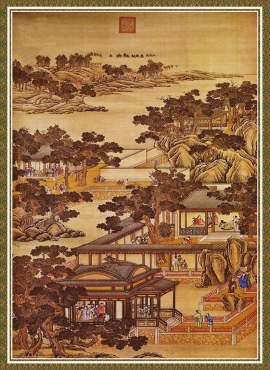 B2049051《十二月令图 十一月》清代画家郎世宁高清作品