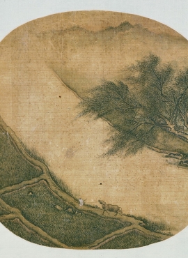 B5122221《田垄牧牛图》宋代画家（佚名）高清作品