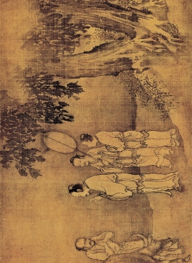 B5122228《问喘图》宋代画家（佚名）高清作品