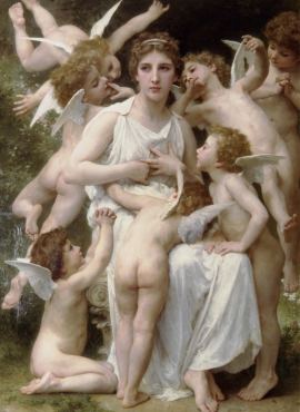 A014097《突袭》法国画家威廉·布格罗高清作品
