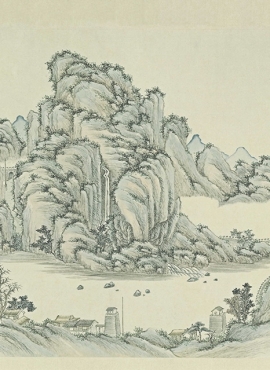 B2127008《燕山八景图 居庸叠翠》清代画家张若澄高清作品