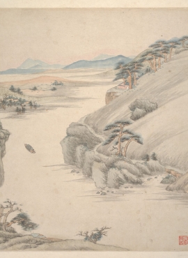 B2094064《湘碧居士仿古册十四》清代画家王鉴高清作品