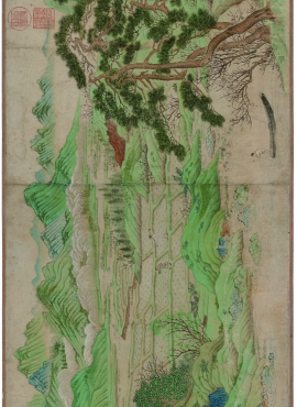 B3012031《桃源图卷》明代画家仇英高清作品
