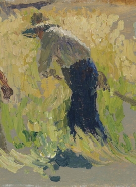 A031030《收获》法国画家亨利·马丁高清作品