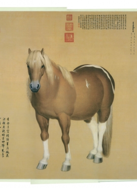 B2049119《雪点雕》清代画家郎世宁高清作品