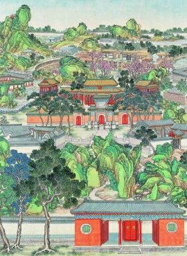 《红楼梦工笔彩绘图册-147》清代孙温高清中国画作品