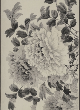 B3052001《梅花水仙图》明代画家钱彀高清作品