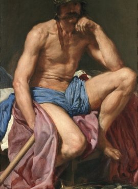 A021077《战神马尔斯》西班牙画家委拉斯凯兹高清作品
