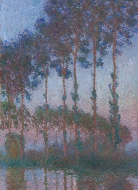 A002220《白杨树》法国画家克劳德·莫奈高清作品