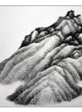 B2029038《山水画谱十八》清代画家龚贤高清作品