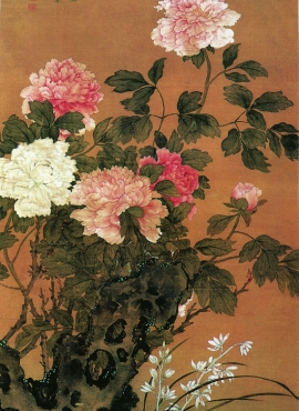 B2066001《国色天香图》清代画家马逸高清作品