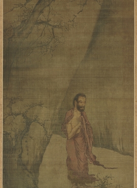 B5034004《出山释迦图》宋代画家梁楷高清作品