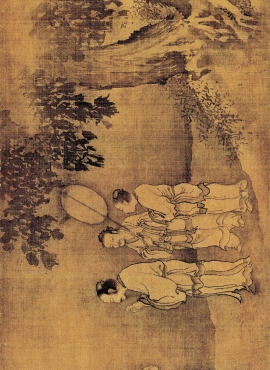 B5122077《问喘图》宋代画家（佚名）高清作品