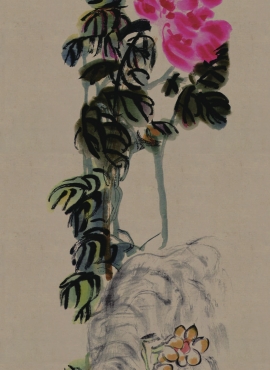 B2101003《贵寿图》清代画家吴昌硕高清作品