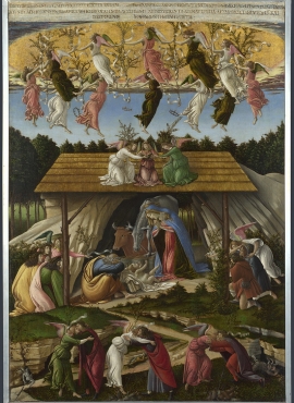 A016002《神秘的基督降生》意大利画家桑德罗·波提切利高清作品