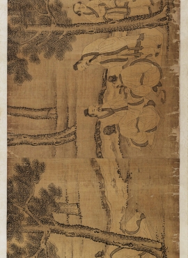 B4049029《兰亭修褉图》元代画家赵孟頫高清作品