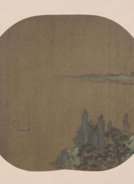 B5122084《江上青峰图》宋代画家（佚名）高清作品