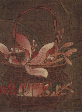 B5122095《蓝花图》宋代画家（佚名）高清作品