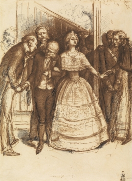 A035043《结婚等级1853》英国画家约翰·埃弗里特·米莱斯高清作品
