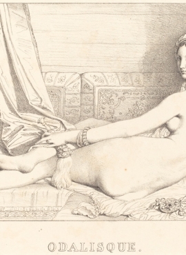 A034011《大宫女》法国画家让·奥古斯特·多米尼克·安格尔高清作品