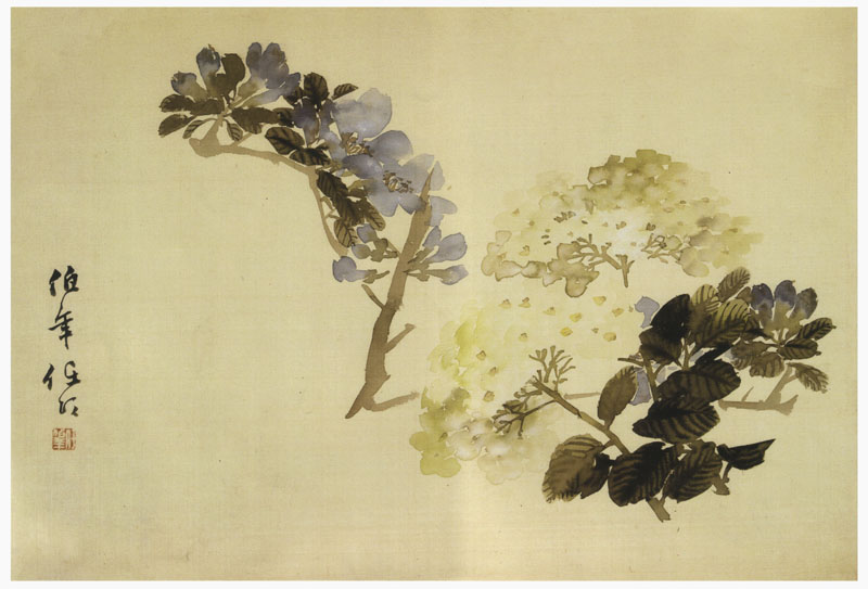 B2078007《花卉册页之七》清代画家任伯年高清作品 – 高清名画