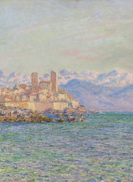 a002349《昂蒂布的海景》法国画家克劳德·莫奈高清作品