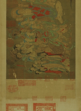 燃灯佛授记释迦文图