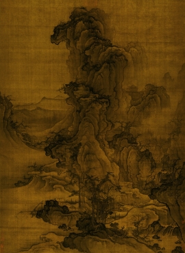 b5013007《溪山行旅图》宋代画家郭熙高清作品