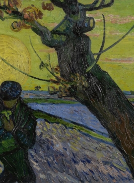 a001335《播种者》荷兰画家文森特·梵高高清作品