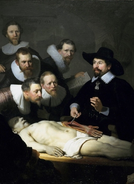 a005004《杜尔博士的解剖学课》荷兰画家伦勃朗高清作品