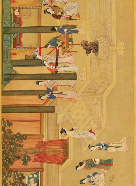 b3012001《汉宫春晓图》明代画家仇英高清作品