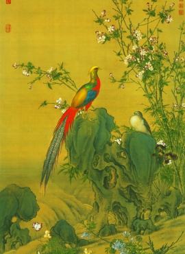 b2049121《雍正十二月圆明园行乐图》清代画家郎世宁高清作品