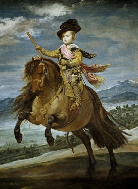 a021036《骑马的巴尔塔萨·卡洛斯王子》西班牙画家委拉斯凯兹高清