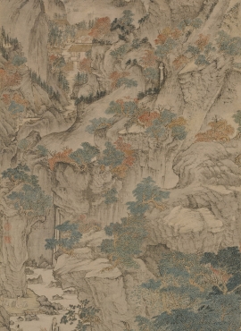 b4030004《葛稚川移居图》元代画家王蒙高清作品