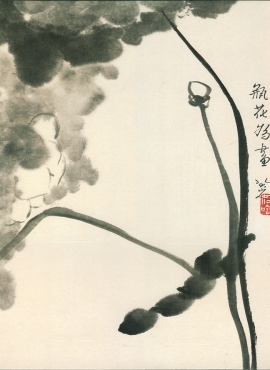 b2134016《花鸟图册四》清代画家朱耷(八大山人)高清作品