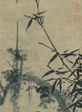 b4034001《多福图》元代画家吴镇高清作品