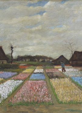 a001504《洋葱地》荷兰画家文森特·梵高高清作品