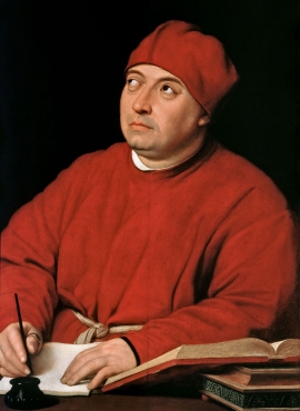 a003055《红衣主教托马索·因吉拉米的画像》意大利画家拉斐尔高清