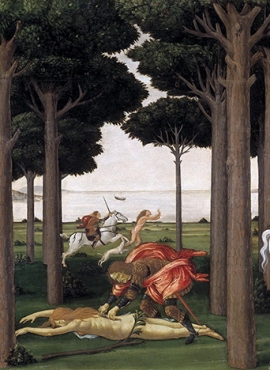 a016008《 老实人纳斯塔基奥的第二篇故事》意大利画家桑德罗