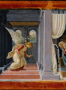 a016034《天使报喜》意大利画家桑德罗·波提切利高清作品